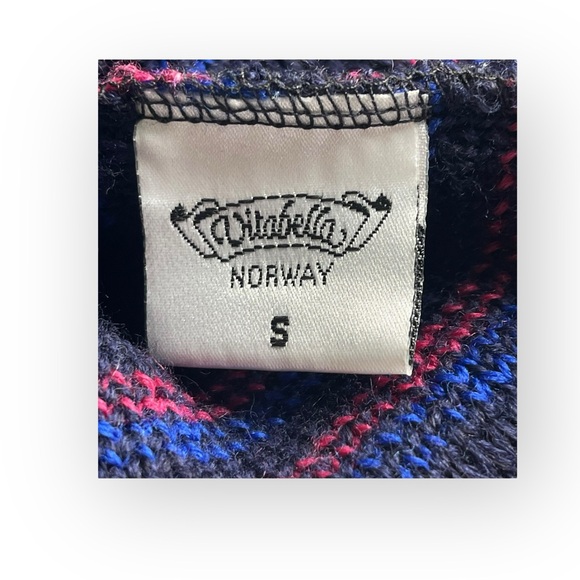 Vintage: Vitabella ❤︎ Nordic Specialty Rose Buttons Wool Cardigan Sweater ❤︎ S - Picture 8 of 16